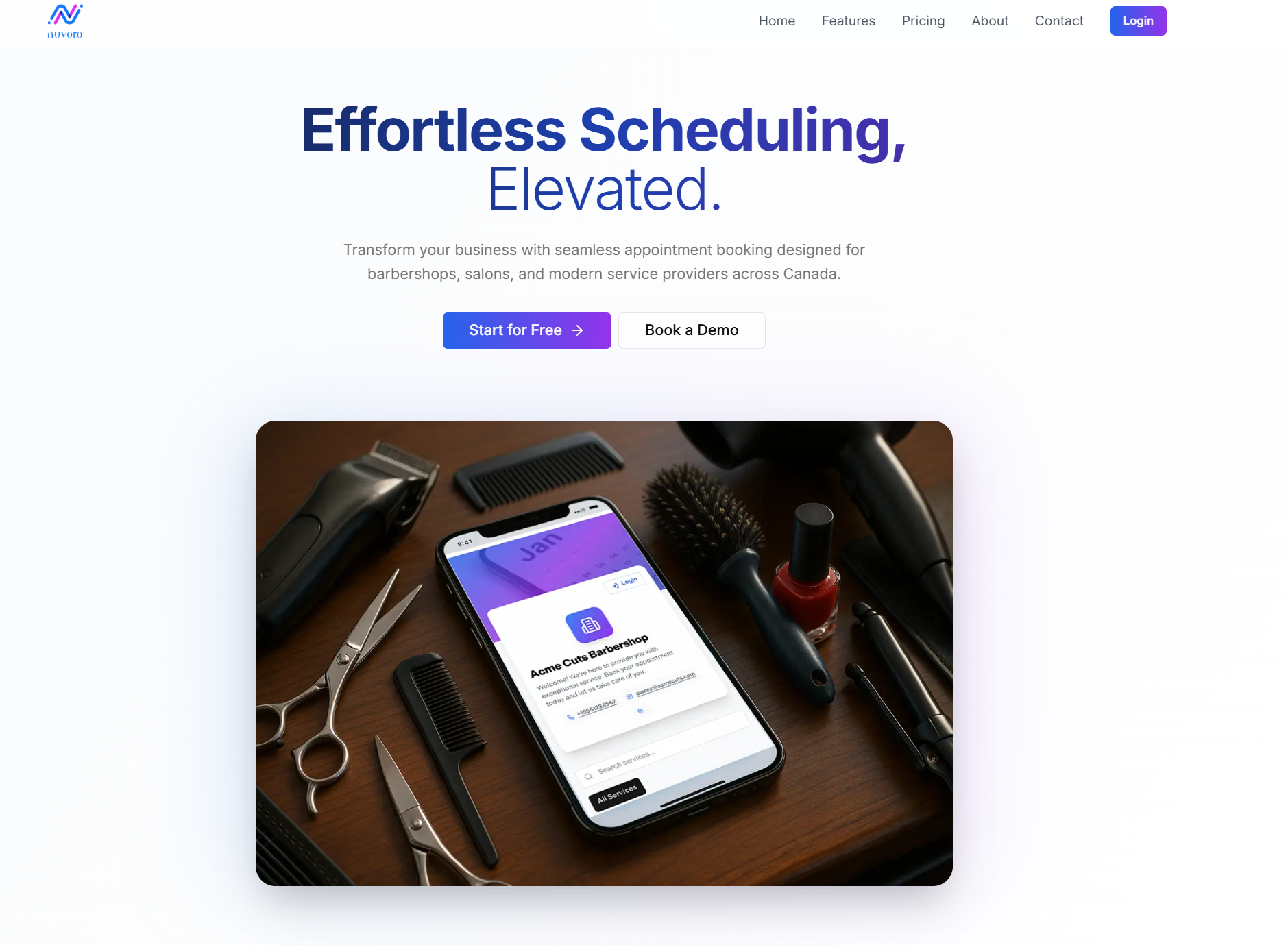 Nuvoro — Analytics-Led Product Design screenshot